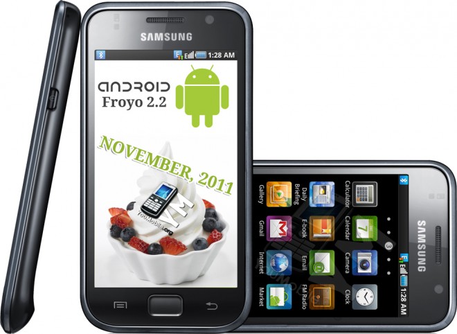 Samsung Galaxy S Froyo Update Confirmed For November 11th