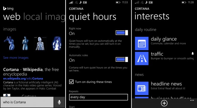 Windows Phone 8.1 - Cortana