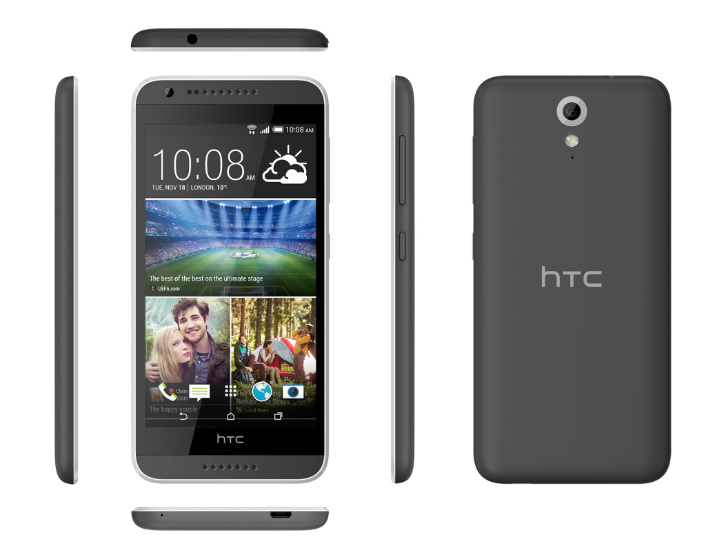 HTC Announces Desire 620 Midrange Phone, With Good Cameras, Interesting ...