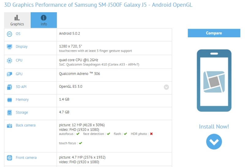 samsung j5 plus specs