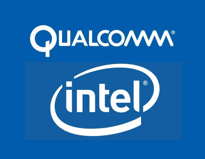 Qualcomm_ intel logo