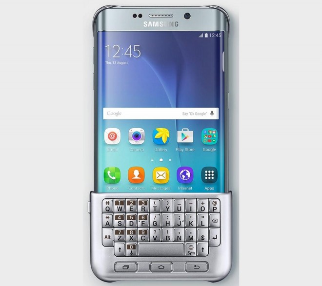 Samsung Galaxy S6 Edge Plus QWERTY keyboard