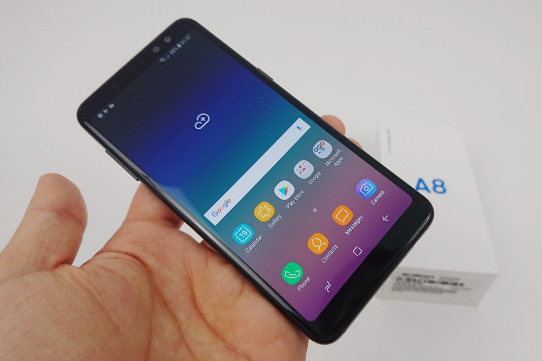 android 10 samsung a8 2018