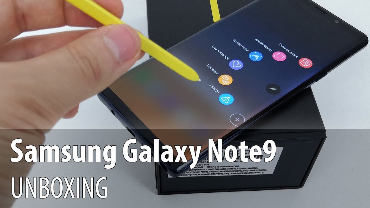 samsung note 9 pen yellow