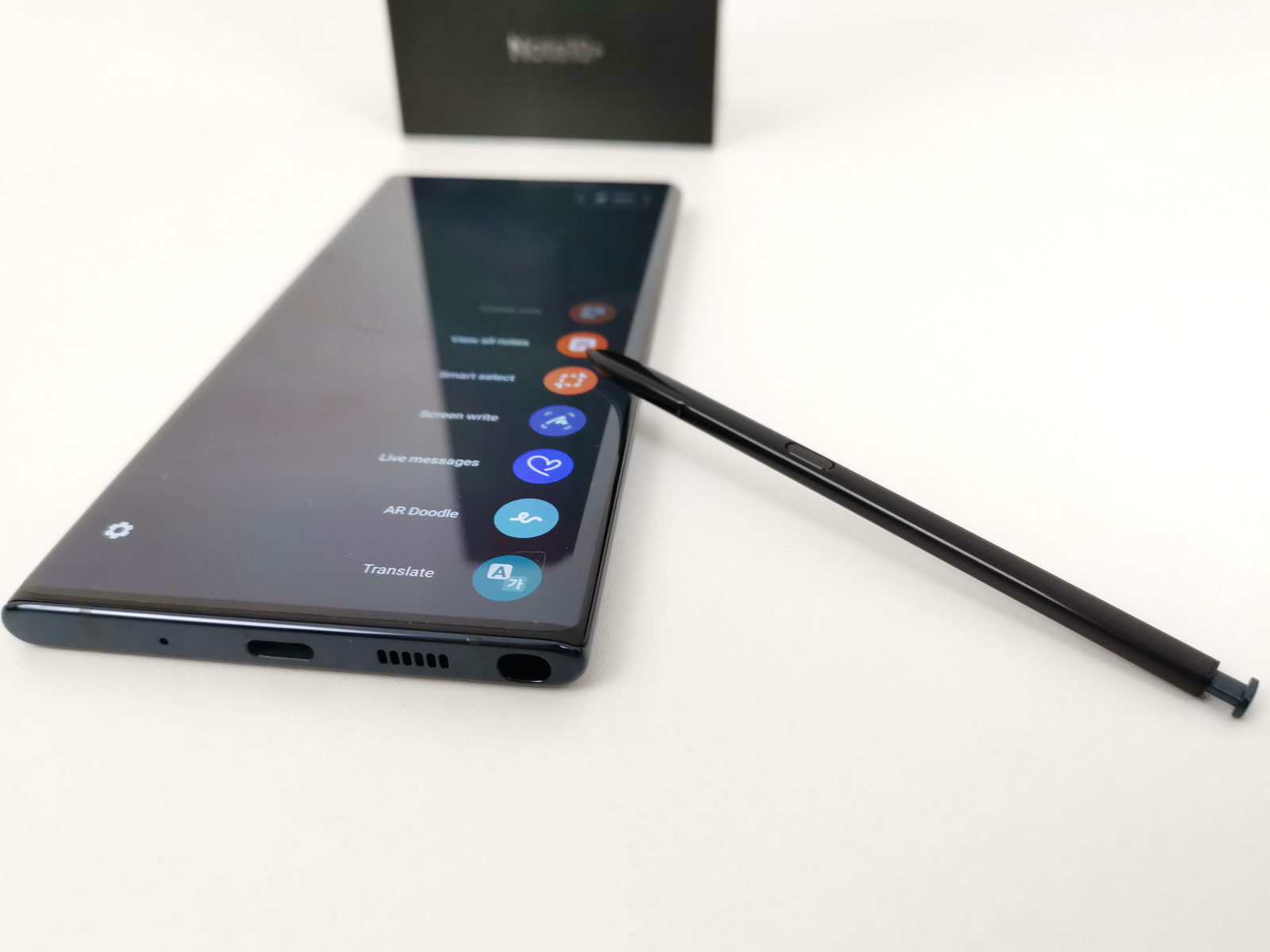 Samsung Galaxy Note10 Plus 5G Unboxing Aura Black 
